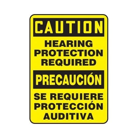 BILINGUAL SPANISH OSHA CAUTION SBMPPE427XL